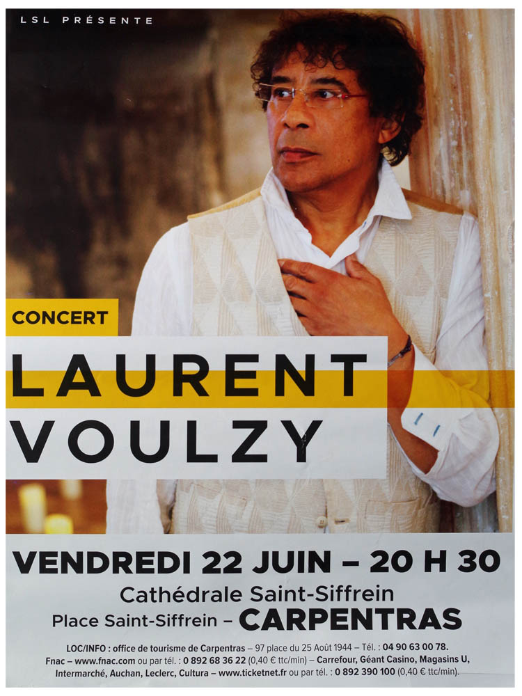 Concert Laurent Voulzy Paroisse de Carpentras